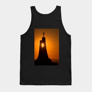 Holy sunset in Samos island Tank Top